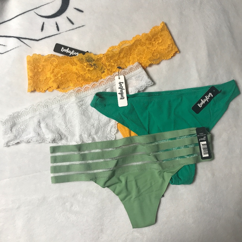 🌻NWT Summer Thong Panty Bundle